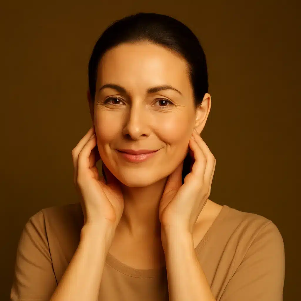 keine schmerzen bei Patientin ästhetische Chirurgie Düsseldorf